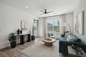 Modern Living Room at The Maddox Luxury Apartment Homes, Arizona, 85326